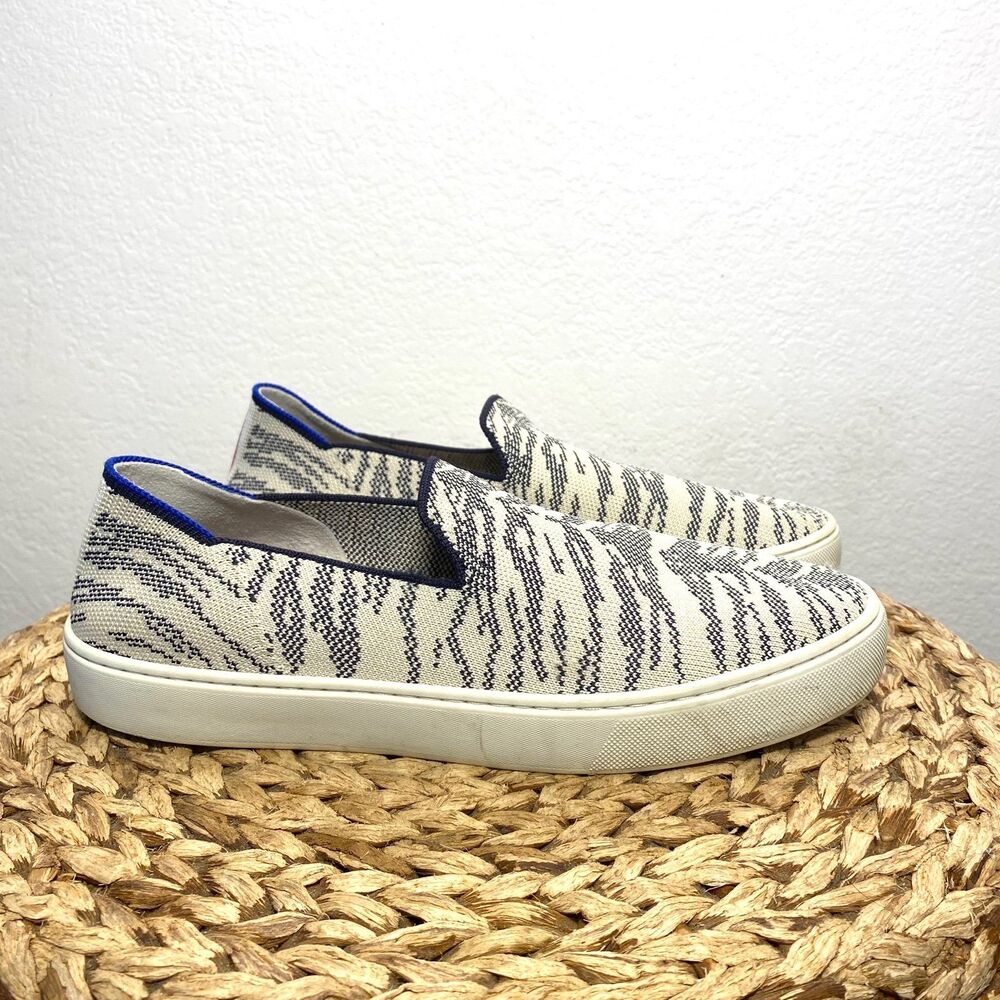 Rothy’s slip on sneakers maritime Siberian tiger